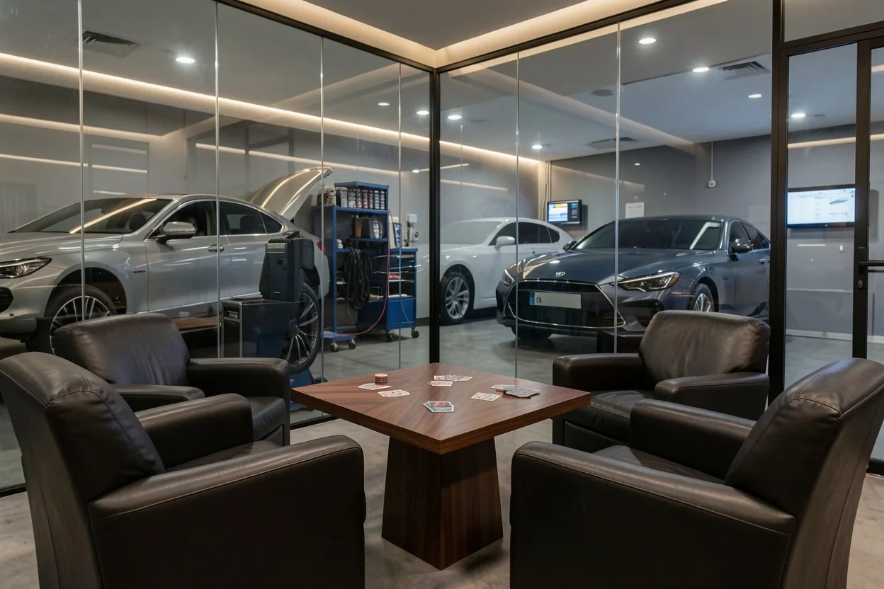 Az Arany Udvar privát pókerklubja és exkluzív lounge tere